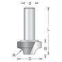 Фреза Dimar 1270063 радиусная V широкая R5 врезная D22x12 L55 хвостовик 6