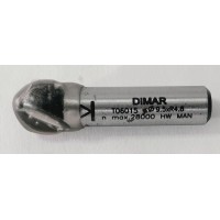 Фреза галтель Z2 D9.5 R4.8 B6.37 L56 хв-к 8 Dimar WP T06015
