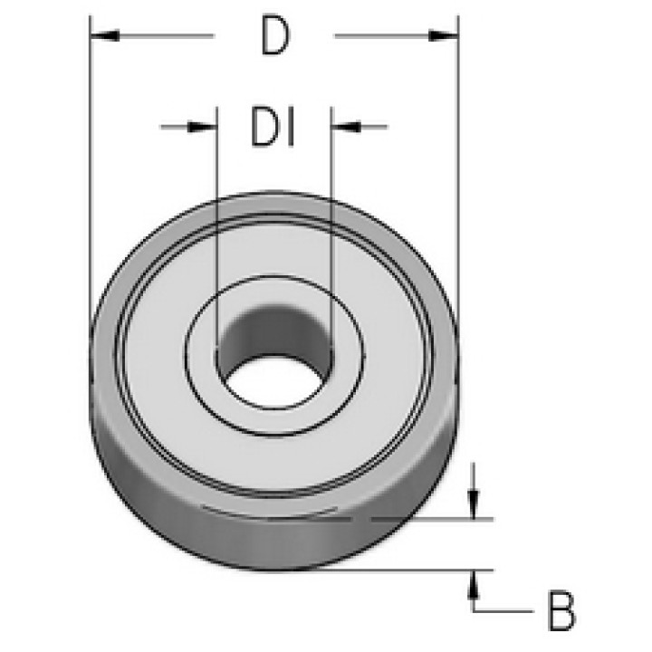 Подшипник D28 d15 B7 WPW B280150