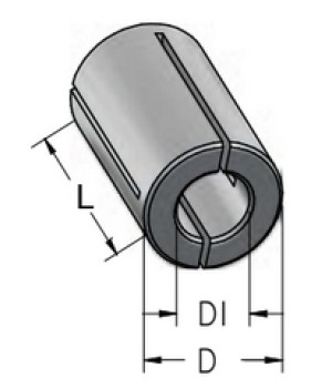 Втулка цанга переходная с D12 на d10 L25 тип B WPW T120100