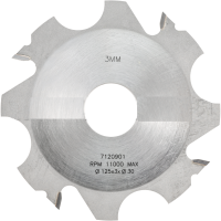 Фреза насадная Dimar 7120901 паз 3x32мм D125 Z4 посадка 30