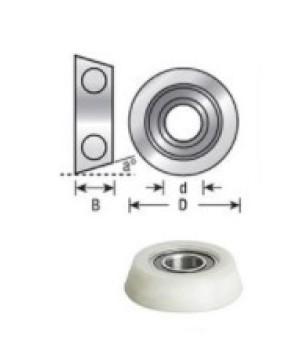 Подшипник WPW D21.8x5.7x10º посадка 6.3 B210100C