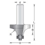 Фреза Dimar 1090349 фаска радиусная R38,1 D88,9x44,5 L105 подшипник, хвостовик 12