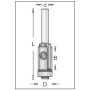 Фреза DTECH обгонная D12,7x20 L63,5 Z сменный нож хвостовик 8 Dimar E1013075