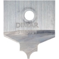 Нож острый угол АЛЮКОБОНД 90 гр B9.5 пятка 3.3 для оправки G1853x19 Dimar 3185100