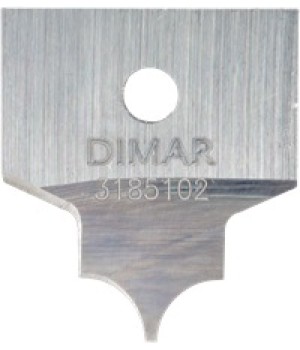 Нож Dimar острый угол ФАСАД R9.5 B16.5 пятка 0.8 для оправки G1853x19 3185105