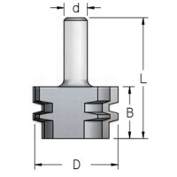 Фреза для продольного сращивания D47 B28 хвостовик 12 WPW FJ20002