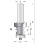 Фреза антиперелив за 1 проход R8мм D25x29 L83 подшипник пластик, хвостовик 12 Dimar 1550039