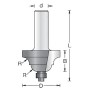 Фреза фаска барокко R6,3 D34,9x20 L66 подшипник, хвостовик 12 Dimar 1340049