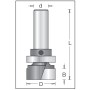 Фреза выравнивание поверхности по шаблону D19,1x11,1 L63,5 хвостовик 12 Dimar 1642079