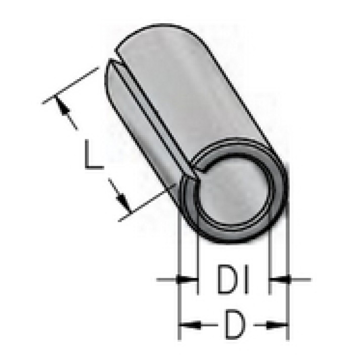 Втулка переходная с D8 на d6.3 L25 тип C WPW T080063