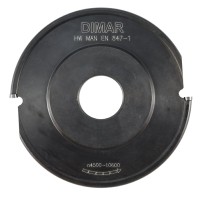 Фреза насадная галтель 6x31мм D132 aluminiumx12 Z2 сменные ножи посадка 30 Dimar 7210331
