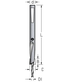 Сверло для KREG D9.5 L101 хвостовик 9 WPW ACF0950S