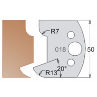 Нож Dimar МУЛЬТИСИСТЕМА HSS фристайл R7;13 50x20x4 3301850