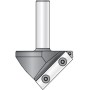 Фреза V паз 110° гр. сменные ножи D44,2x15,5 L81 Z1 хвостовик 12 Dimar 1053649