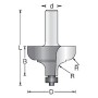 Фреза плинтус классика R8,5 нижн подш 51x31x80 d12 Dimar 1560419